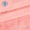 Brushed Knit 100% Polyester Coral Fleece Fabric